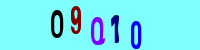 Blue Captcha Image