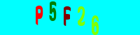 Blue Captcha Image
