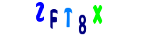 Blue Captcha Image
