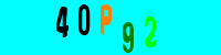 Blue Captcha Image