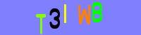 Blue Captcha Image