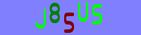 Blue Captcha Image