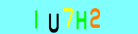 Blue Captcha Image