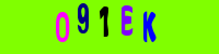 Blue Captcha Image