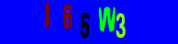 Blue Captcha Image