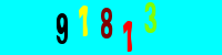 Blue Captcha Image