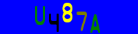Blue Captcha Image