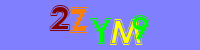 Blue Captcha Image