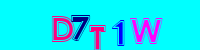 Blue Captcha Image