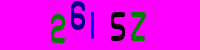 Blue Captcha Image