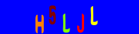 Blue Captcha Image