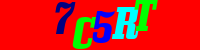 Blue Captcha Image