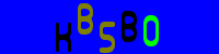 Blue Captcha Image