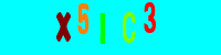 Blue Captcha Image