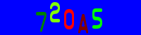 Blue Captcha Image