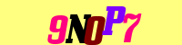 Blue Captcha Image