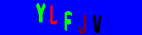 Blue Captcha Image