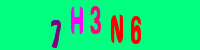 Blue Captcha Image