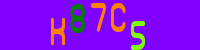 Blue Captcha Image
