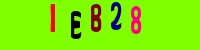 Blue Captcha Image