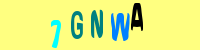 Blue Captcha Image