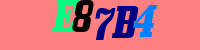 Blue Captcha Image