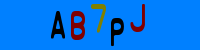 Blue Captcha Image