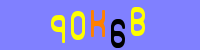 Blue Captcha Image