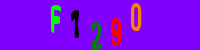 Blue Captcha Image