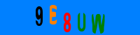 Blue Captcha Image