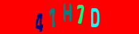 Blue Captcha Image