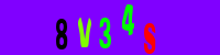 Blue Captcha Image