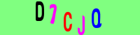 Blue Captcha Image