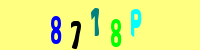 Blue Captcha Image