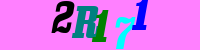 Blue Captcha Image