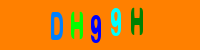 Blue Captcha Image