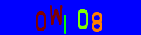 Blue Captcha Image