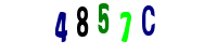 Blue Captcha Image