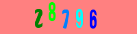 Blue Captcha Image