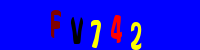 Blue Captcha Image