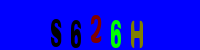 Blue Captcha Image