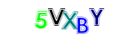 Blue Captcha Image