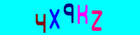 Blue Captcha Image