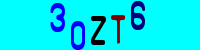 Blue Captcha Image