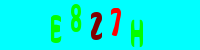Blue Captcha Image