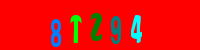 Blue Captcha Image
