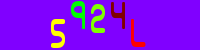 Blue Captcha Image