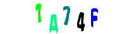 Blue Captcha Image