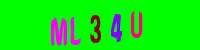 Blue Captcha Image