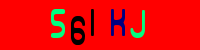 Blue Captcha Image